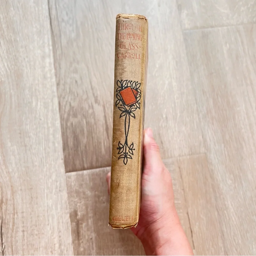 Antique Book 1919, Through The Looking‎ Glass and What Alice Found There